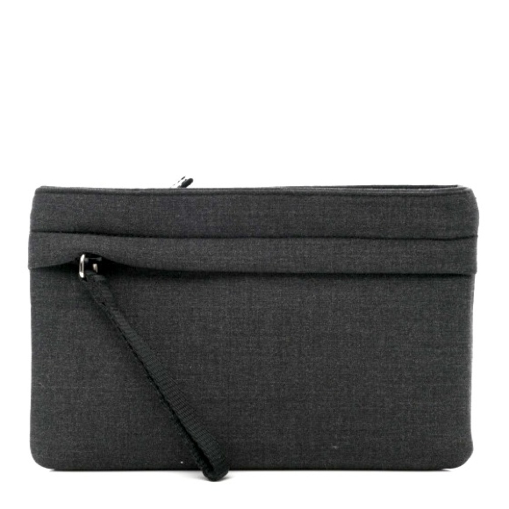 PRADA Super Basic 100 Pouch Anthracite - Picture 1 of 7
